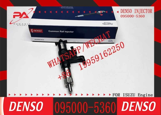 Diesel common rail injector 095000 5360 0950005360 095000-5360 for 6HK1 T6500 T7500 T8500 diesel injector