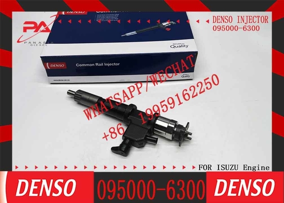 High Quality New Common Rail Injector Diesel Fuel Injector Nozzle Assembly 095000-6300 1153004360 For 6WG1 Engine