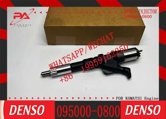 Common Rail Fuel Injector 095000-0801 095000-0800 6156-11-3100 For KOMATSU HM300-1/1L/HM300TN/WA450-7/WA470-5/WA480-5/D6