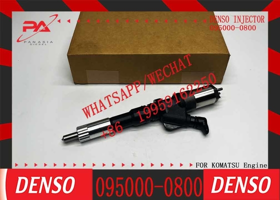 Common Rail Fuel Injector 095000-0801 095000-0800 6156-11-3100 For KOMATSU HM300-1/1L/HM300TN/WA450-7/WA470-5/WA480-5/D6