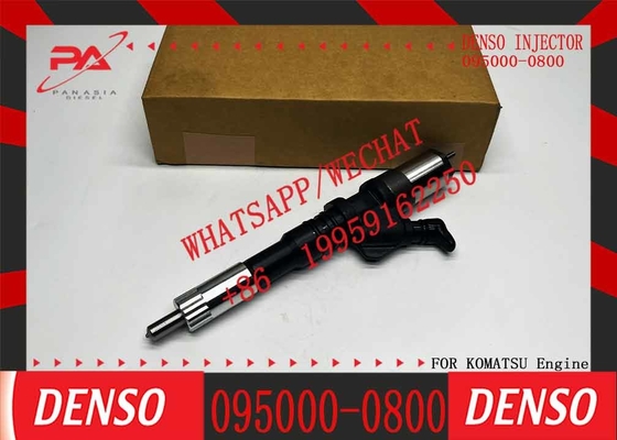 Common Rail Fuel Injector 095000-0801 095000-0800 6156-11-3100 For KOMATSU HM300-1/1L/HM300TN/WA450-7/WA470-5/WA480-5/D6