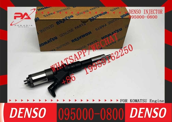 Diesel Fuel Common Rail Injector 095000-1211 6156-11-3300 095000-1210 095000-0800 095000-0801 for Komat-su PC400-7 PC450