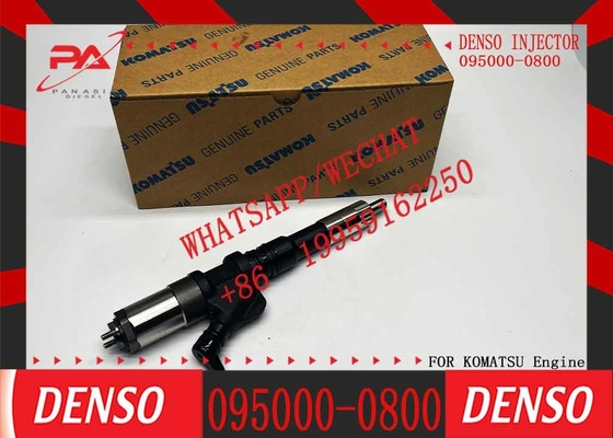 Diesel Fuel Common Rail Injector 095000-1211 6156-11-3300 095000-1210 095000-0800 095000-0801 for Komat-su PC400-7 PC450