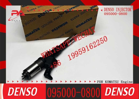Diesel Fuel Common Rail Injector 095000-1211 6156-11-3300 095000-1210 095000-0800 095000-0801 for Komat-su PC400-7 PC450