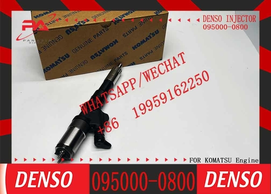 Diesel Fuel Common Rail Injector 095000-1211 6156-11-3300 095000-1210 095000-0800 095000-0801 for Komat-su PC400-7 PC450
