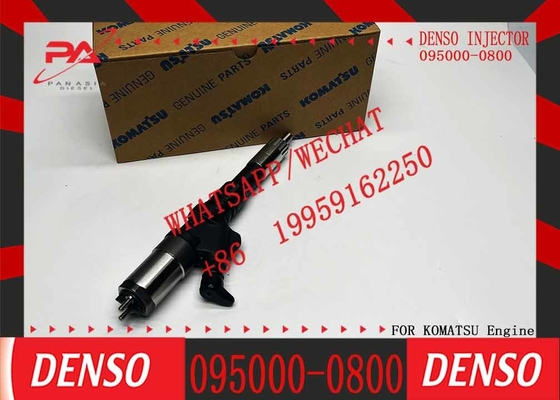 Diesel Fuel Common Rail Injector 095000-1211 6156-11-3300 095000-1210 095000-0800 095000-0801 for Komat-su PC400-7 PC450