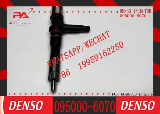 Excavator Diesel Engine Repair Parts 095000-6070 Injector 6251-11-3100 SAA6D125E Engine Fuel Injector PC400-8 PC450-8