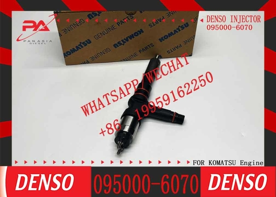 Excavator Diesel Engine Repair Parts 095000-6070 Injector 6251-11-3100 SAA6D125E Engine Fuel Injector PC400-8 PC450-8