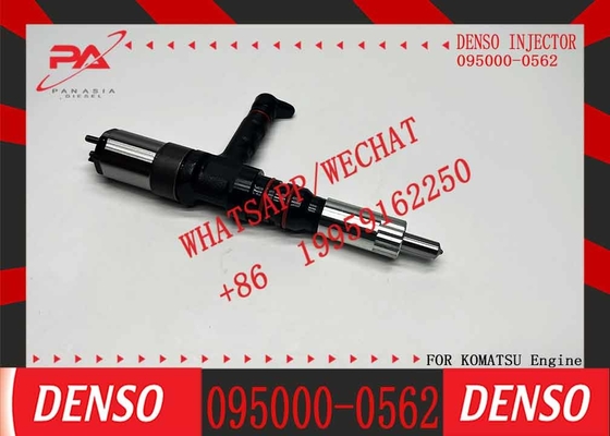 common rail injector 6218-11-3101 6218-11-3100 095000-0560 095000-0562 diesel fuel injector for Komatsu PC600-8