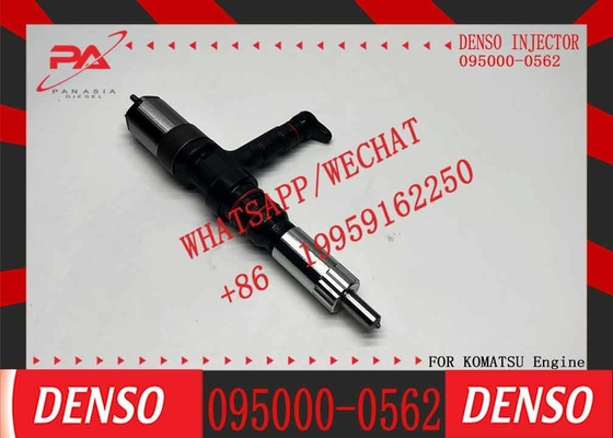 common rail injector 6218-11-3101 6218-11-3100 095000-0560 095000-0562 diesel fuel injector for Komatsu PC600-8