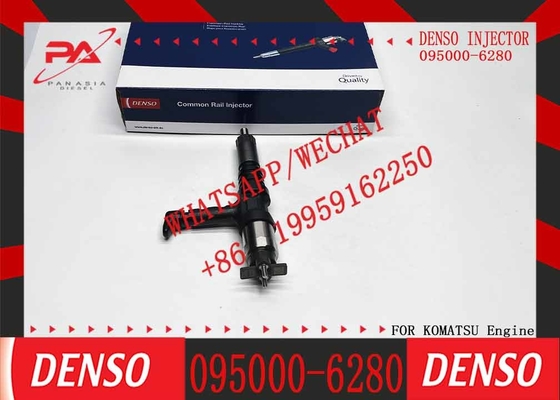 COMMON RAIL FUEL INJECTOR 095000-6280 0950006280 SUITABLE FOR HINO TRUCK KOMATSU SAA6D170 WA900-3 730E HD785-7