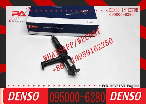 COMMON RAIL FUEL INJECTOR 095000-6280 0950006280 SUITABLE FOR HINO TRUCK KOMATSU SAA6D170 WA900-3 730E HD785-7