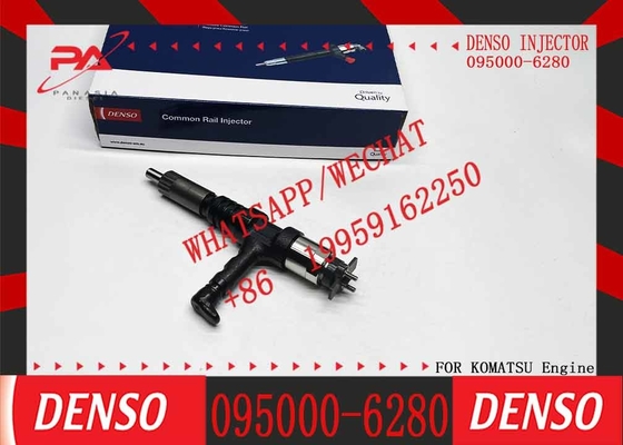 COMMON RAIL FUEL INJECTOR 095000-6280 0950006280 SUITABLE FOR HINO TRUCK KOMATSU SAA6D170 WA900-3 730E HD785-7