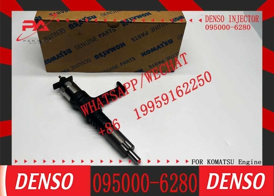 COMMON RAIL FUEL INJECTOR 095000-6280 0950006280 SUITABLE FOR HINO TRUCK KOMATSU SAA6D170 WA900-3 730E HD785-7