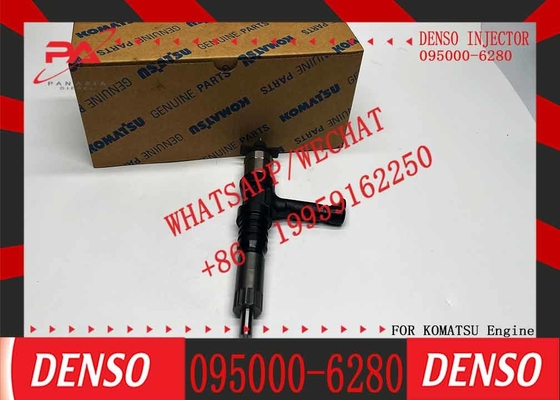 COMMON RAIL FUEL INJECTOR 095000-6280 0950006280 SUITABLE FOR HINO TRUCK KOMATSU SAA6D170 WA900-3 730E HD785-7