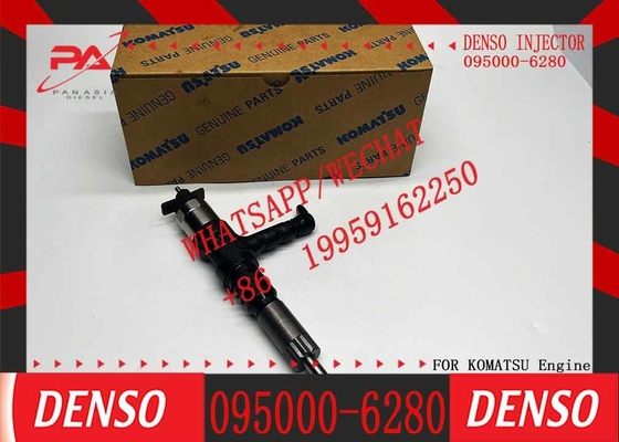 COMMON RAIL FUEL INJECTOR 095000-6280 0950006280 SUITABLE FOR HINO TRUCK KOMATSU SAA6D170 WA900-3 730E HD785-7