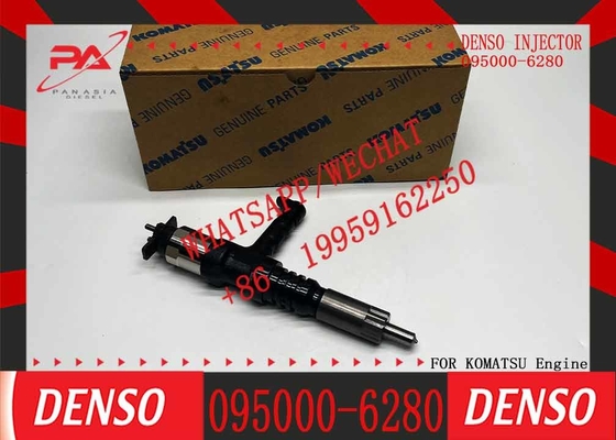 COMMON RAIL FUEL INJECTOR 095000-6280 0950006280 SUITABLE FOR HINO TRUCK KOMATSU SAA6D170 WA900-3 730E HD785-7