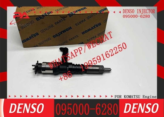 COMMON RAIL FUEL INJECTOR 095000-6280 0950006280 SUITABLE FOR HINO TRUCK KOMATSU SAA6D170 WA900-3 730E HD785-7