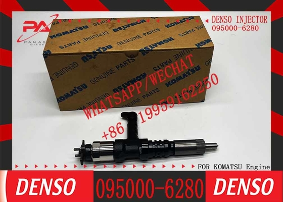 COMMON RAIL FUEL INJECTOR 095000-6280 0950006280 SUITABLE FOR HINO TRUCK KOMATSU SAA6D170 WA900-3 730E HD785-7