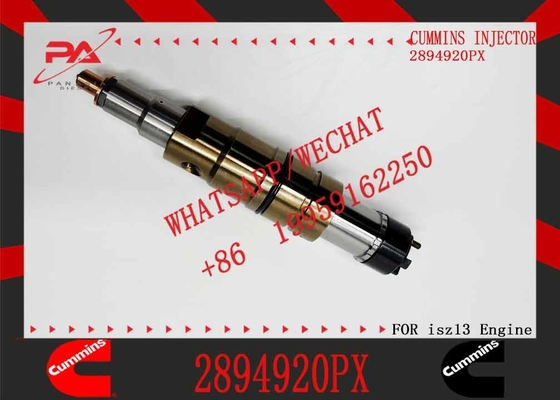 Common rail injector fuel injecto 2894920PX 2058444 2482244 2031386 for ISZ13 Excavator DC09 DC16 DC13