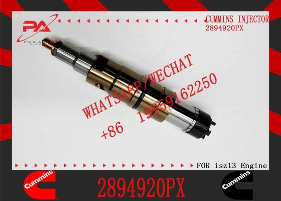 Common rail injector fuel injecto 2894920PX 2058444 2482244 2031386 for ISZ13 Excavator DC09 DC16 DC13