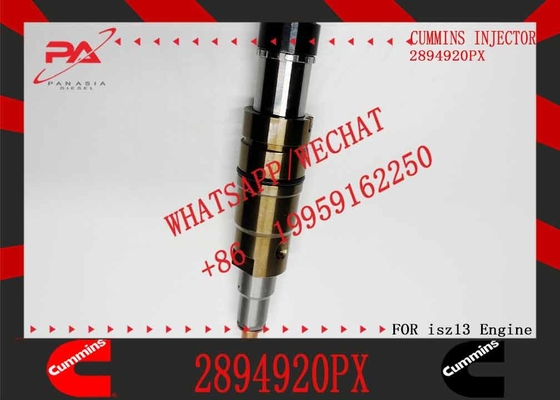 Common rail injector fuel injecto 2894920PX 2058444 2482244 2031386 for ISZ13 Excavator DC09 DC16 DC13