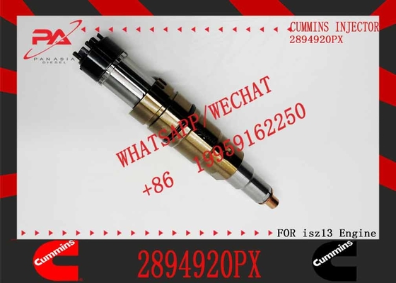Common rail injector fuel injecto 2894920PX 2058444 2482244 2031386 for ISZ13 Excavator DC09 DC16 DC13