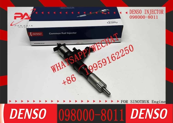 Diesel Common Rail Fuel Injector 098000-8011 VG1246080051 For S-inotruk H-OWO Diesel engine