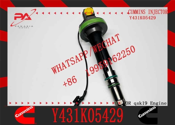 High Quality Common Rail Diesel Fuel Injector Y431K05429 4964170 For Cummins QSK19 QSK38 QSK60