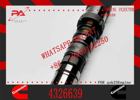 Common rail injector fuel injecto 4088427 4326639 4326779 for QSK23 Excavator QSK23 QSK45 QSK60