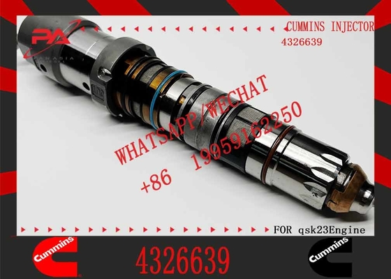 Common rail injector fuel injecto 4088427 4326639 4326779 for QSK23 Excavator QSK23 QSK45 QSK60