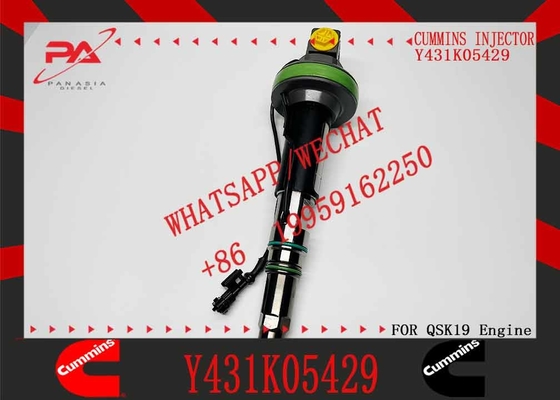 common rail fuel injector 4964170 Y431K05429 for Cummins QSK19 QSK38 engine