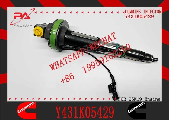 common rail fuel injector 4964170 Y431K05429 for Cummins QSK19 QSK38 engine