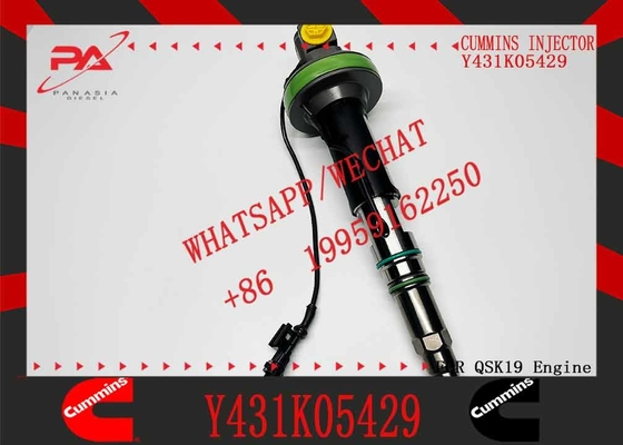 common rail fuel injector 4964170 Y431K05429 for Cummins QSK19 QSK38 engine