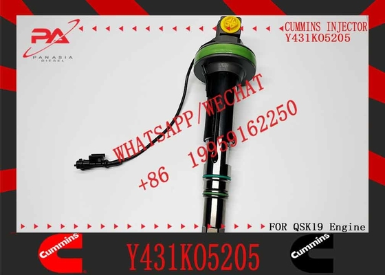 common rail fuel injector 4964170 Y431KO5205 for Cummins QSK19 QSK38 engine