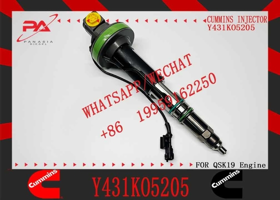 common rail fuel injector 4964170 Y431KO5205 for Cummins QSK19 QSK38 engine