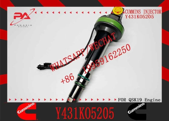 common rail fuel injector 4964170 Y431KO5205 for Cummins QSK19 QSK38 engine