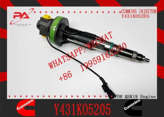 common rail fuel injector 4964170 Y431KO5205 for Cummins QSK19 QSK38 engine