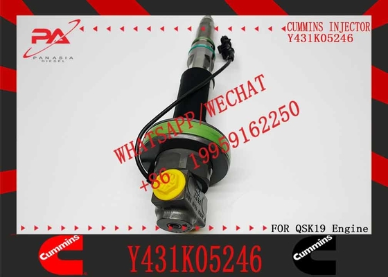 Common Rail Diesel Fuel Injector Y431K05246 4089972 For Cummins QSK19 QSK38 QSK60