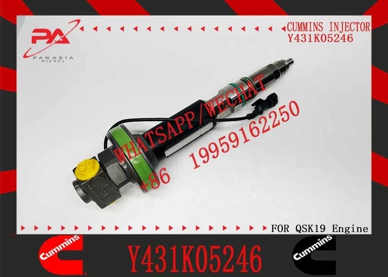 Common Rail Diesel Fuel Injector Y431K05246 4089972 For Cummins QSK19 QSK38 QSK60