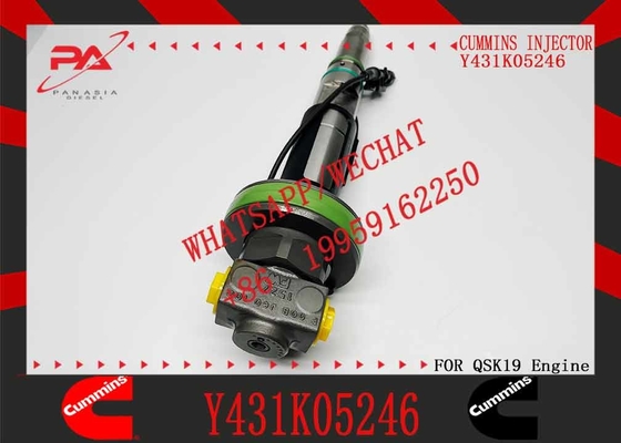 Common Rail Diesel Fuel Injector Y431K05246 4089972 For Cummins QSK19 QSK38 QSK60