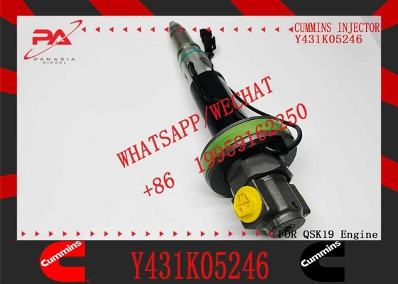 Common Rail Diesel Fuel Injector Y431K05246 4089972 For Cummins QSK19 QSK38 QSK60