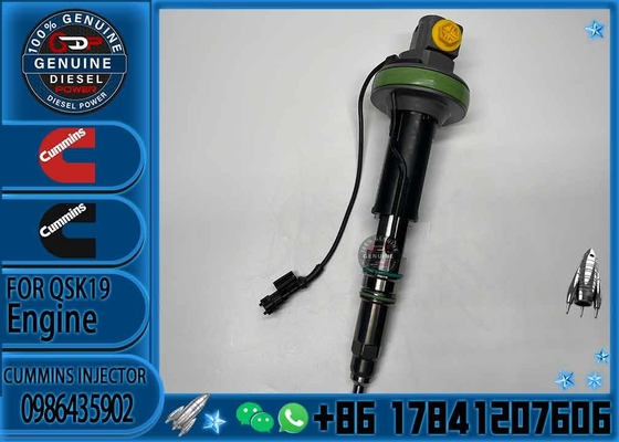 Common Rail Diesel Fuel Injector 0986435902 For Cummins QSK19 QSK38 QSK60