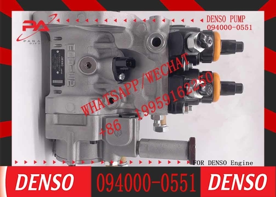Common Rail Fuel Pump PC300-7 excavator 6D114 engine 094000-0551 fuel injection pump D28C-001-800 used in Komatsu