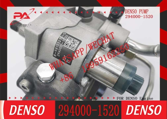 Diesel Common Rail Injection Pump 294000-1520 294000-1521 8-98151213-1 For ISUZU 4JK1