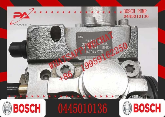 High Quality Auto Engine Parts Common Rail Diesel Fuel Inject Inyection Pump 0445010136 for Nissan 3.0d