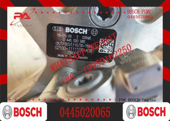 High Quality Common Rail Diesel Engine CP3 Fuel Injection Pump 0445020065 Pump Assembly For SK200-8 SK210-8 Excavator