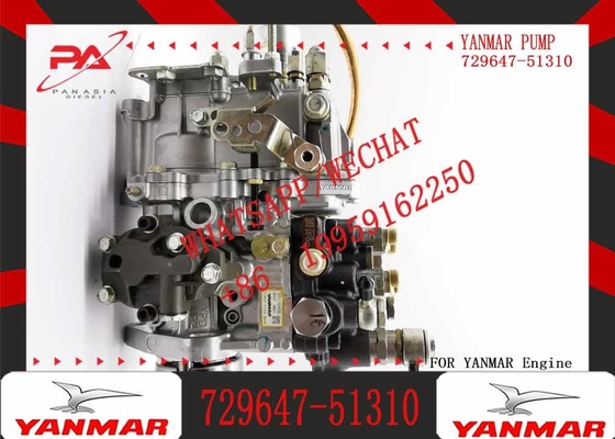 High Quality Excavator part 4D88E X4 PC55 Diesel Engine Fuel Pump 729647-51310