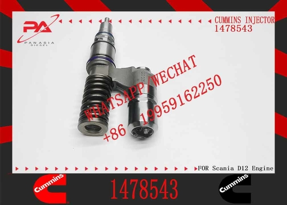 Real Fuel Injector Assembly 1478543 For Scania D12 Series
