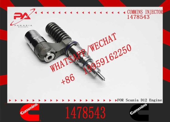 Real Fuel Injector Assembly 1478543 For Scania D12 Series